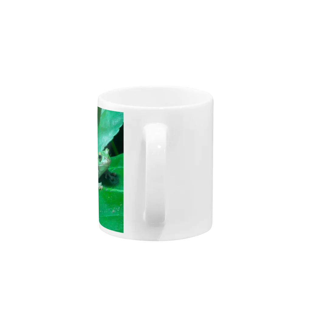 HarutakaHiyamaのGreen Flog Mug :handle