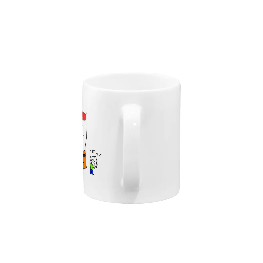 ももぷにのでかタバコ Mug :handle