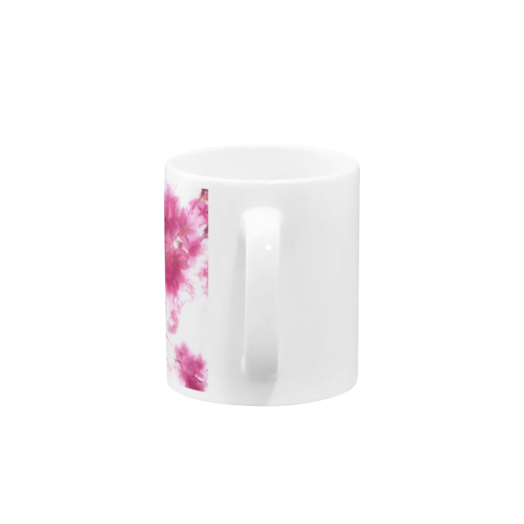 mayの河津桜 Mug :handle