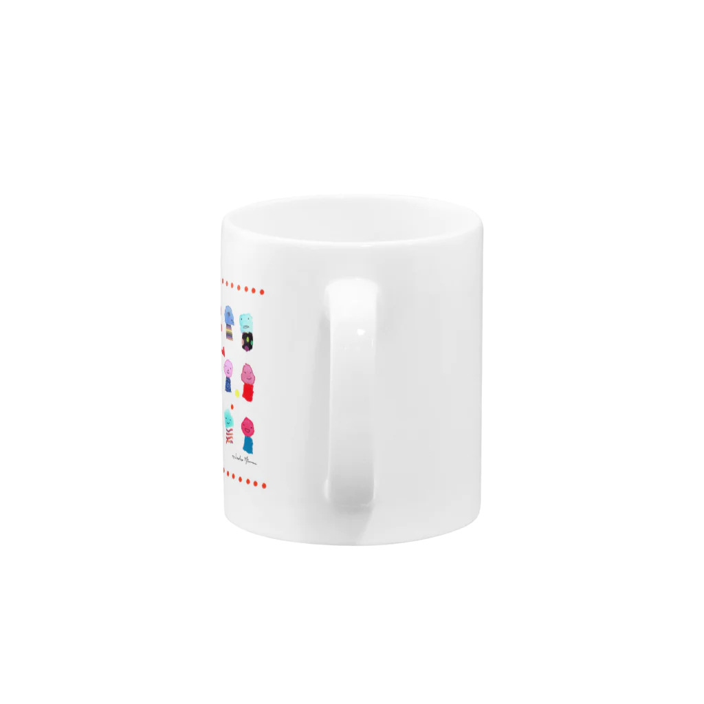 ミウラナオコのHarmony (with Redball) Mug :handle