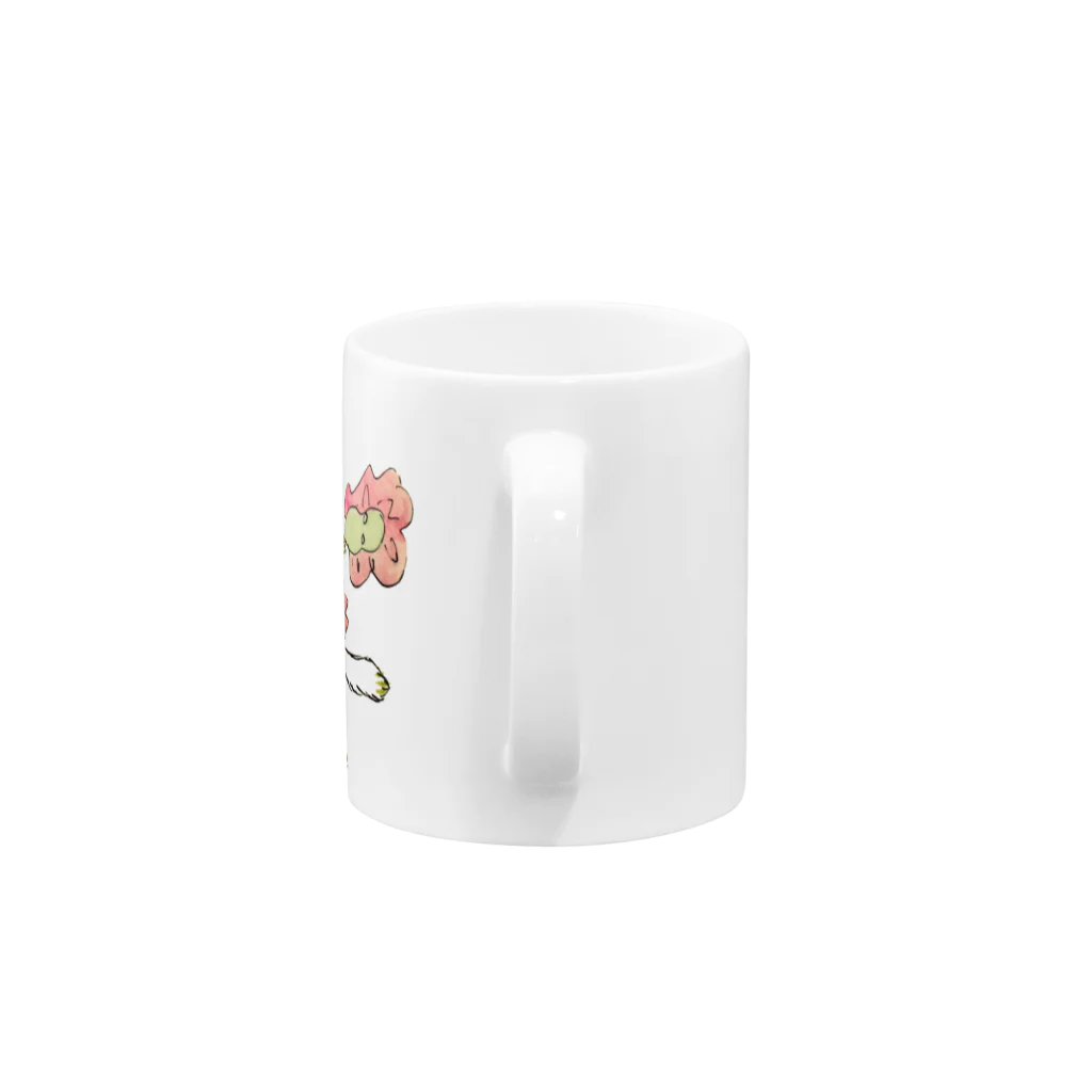 スタジオたとるのうさぎのマミィ ひょいっ Mug :handle