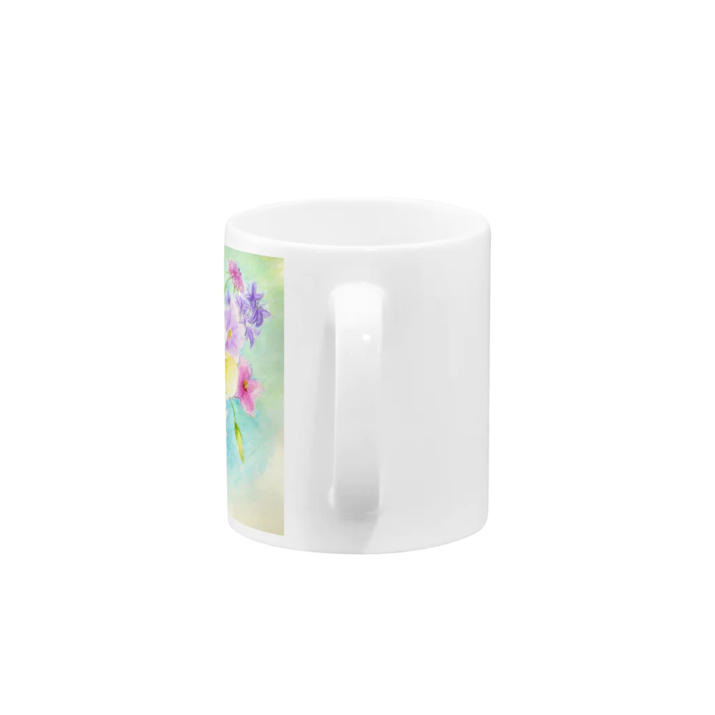 リラの盛り花2 Mug :handle