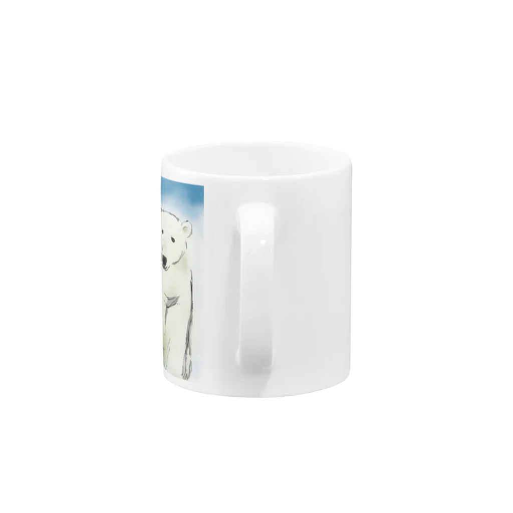 YoShierの☆polar☆bear☆ Mug :handle