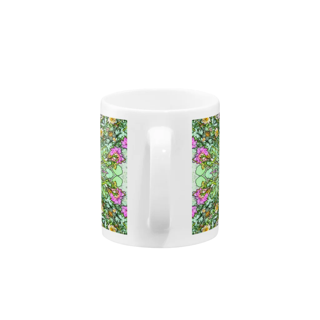 Alien_aの花に寄せて Mug :handle