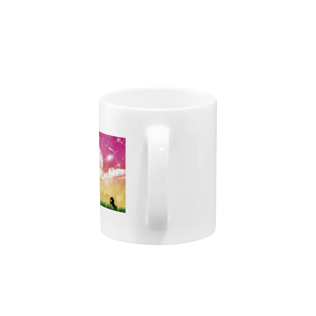 あるくトラブルのI LOVE YOU Mug :handle