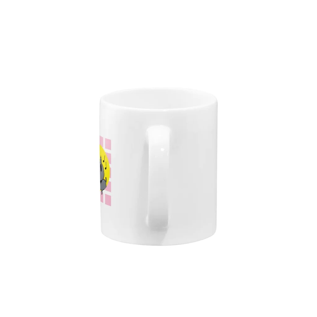 vkdb.jp（ブイケーデービー）のジュウベエ＆ロゴ Mug :handle