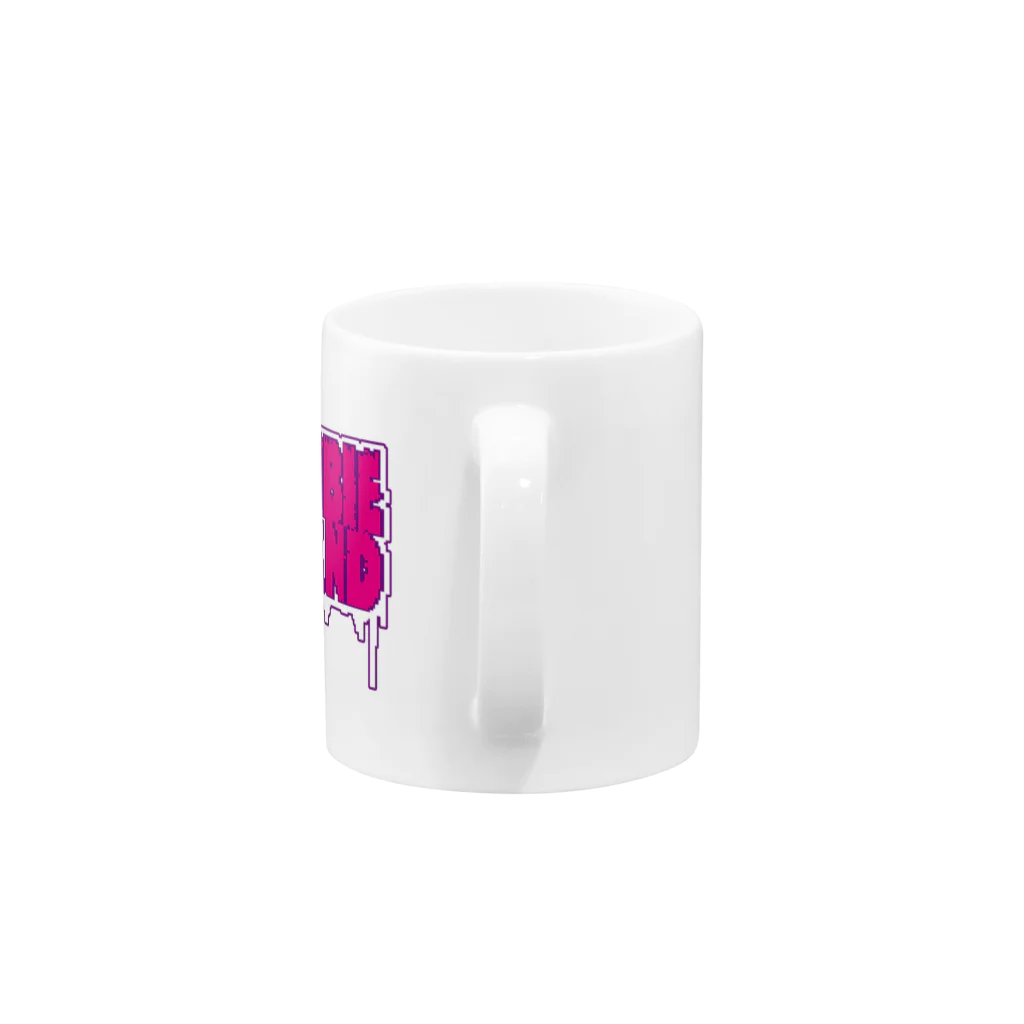 plusheadsのゾンビ島ロゴ Mug :handle