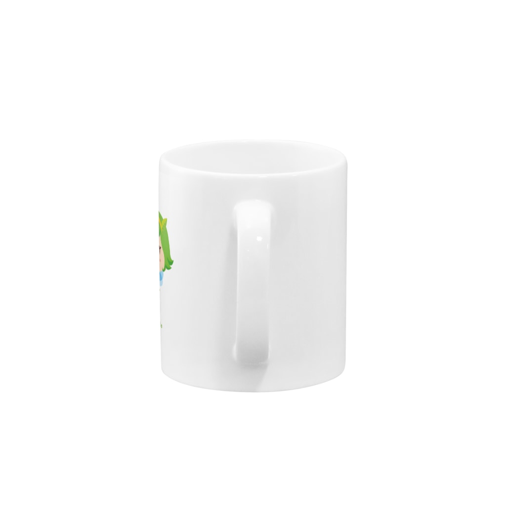 緑の妖精ミートムーのミートムー（tambourine） Mug :handle