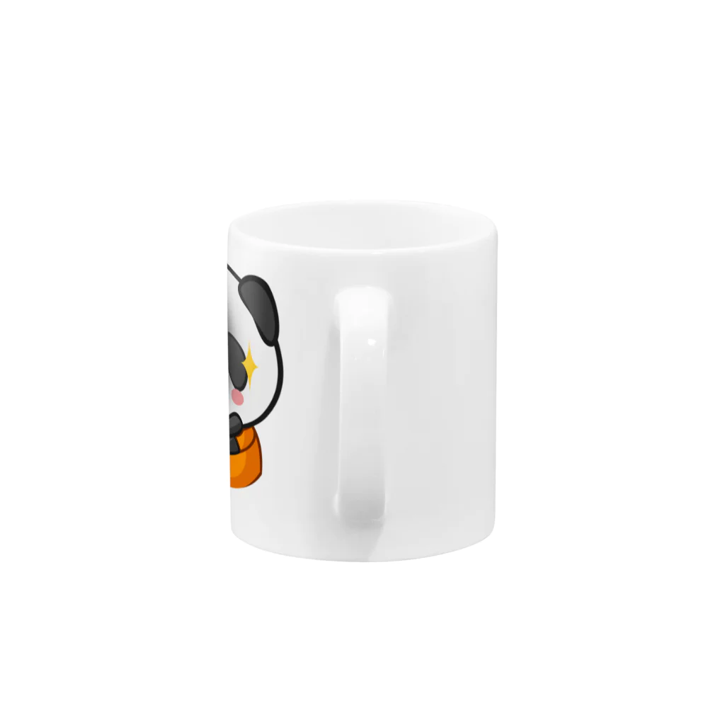 EGamesのパンダのビッグ（イラスト大きいバージョン） Mug :handle