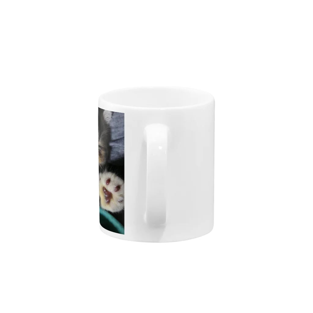 ぷにぷにぷぅのひとにゃすみ Mug :handle