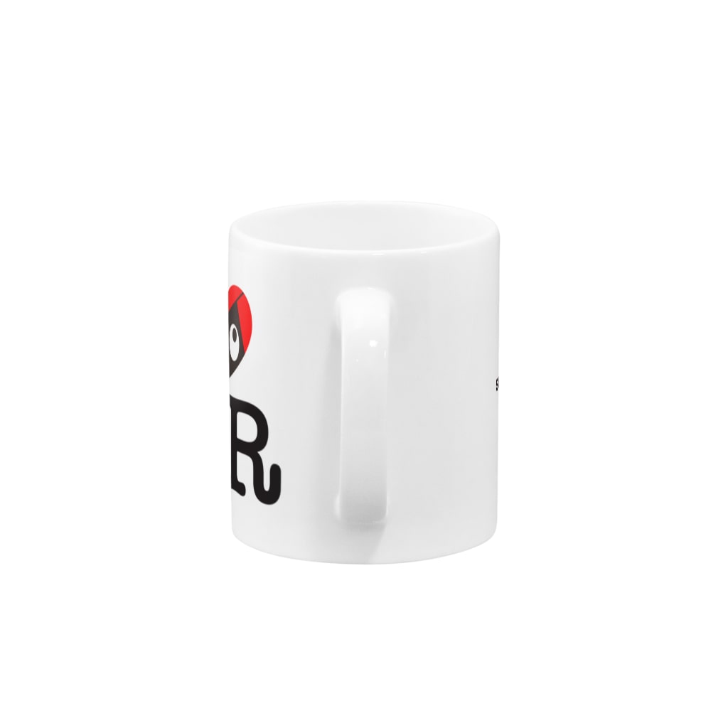忍者スリスリくんのI LOVE SZR. Mug :handle