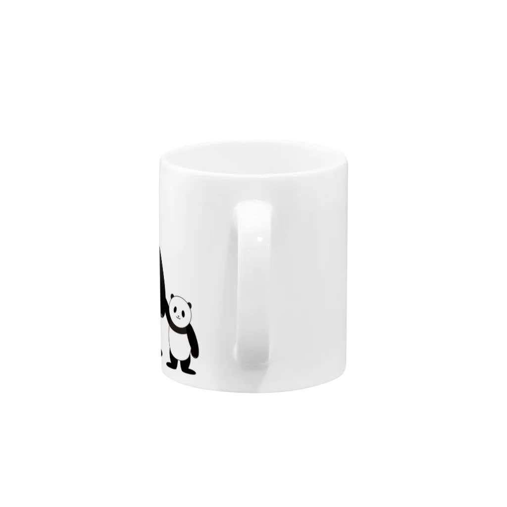 CANのpanda Mug :handle