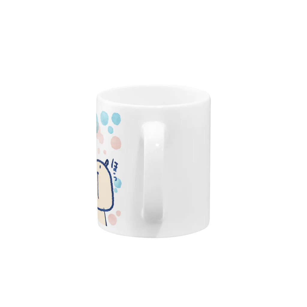 ひとみん（アーティスト／イラストレーター）の悩んだときは…【ほっこりハッピーのブン】 Mug :handle