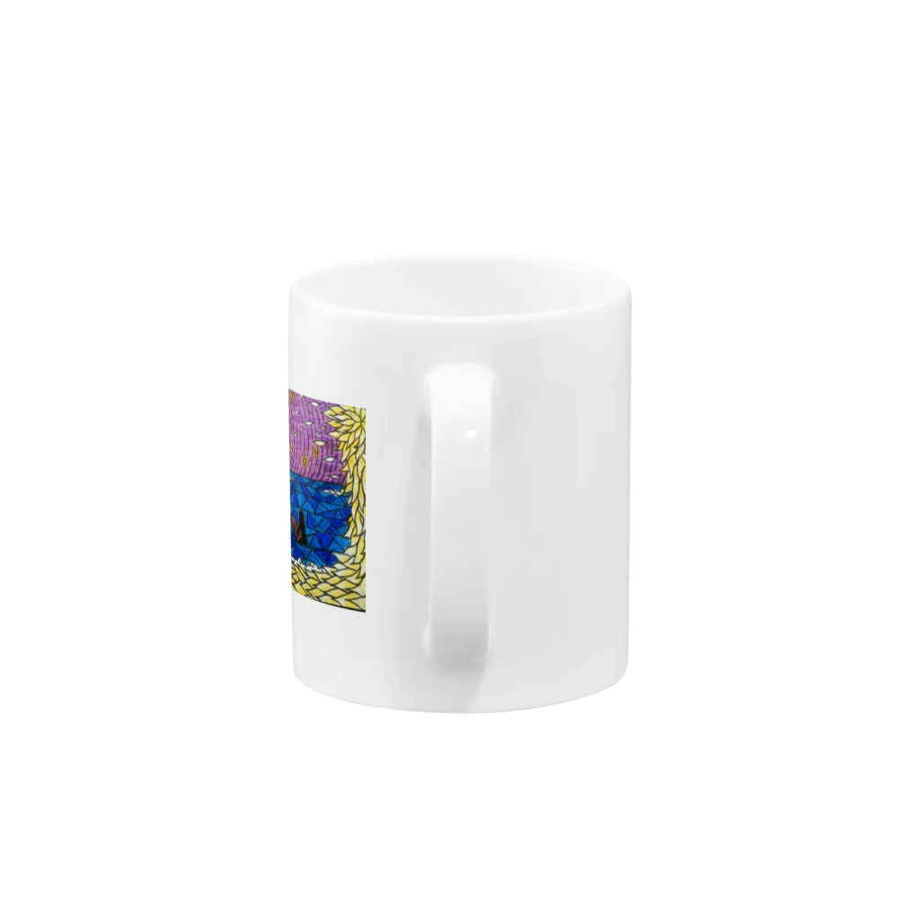 Megumi Nailのサーフィン Mug :handle