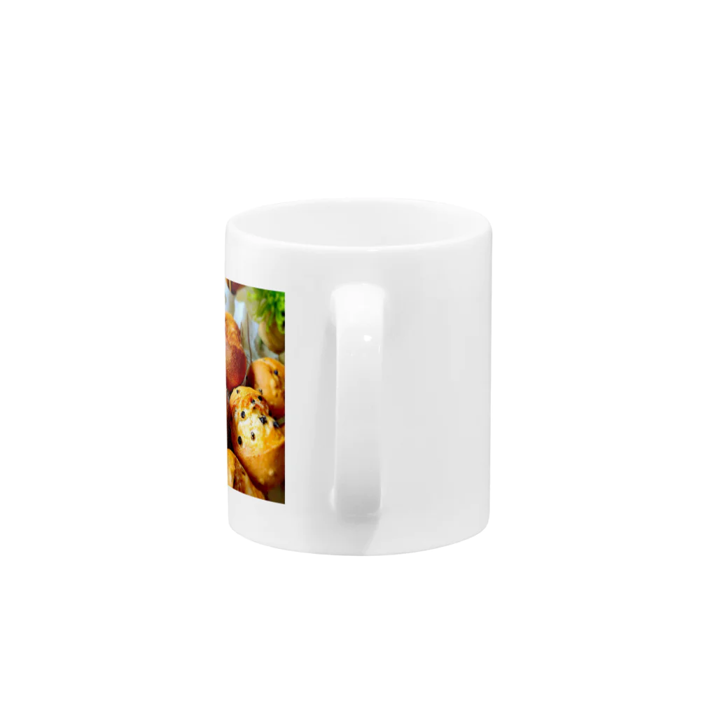 mieboのシュガーレーズンブレッド Mug :handle