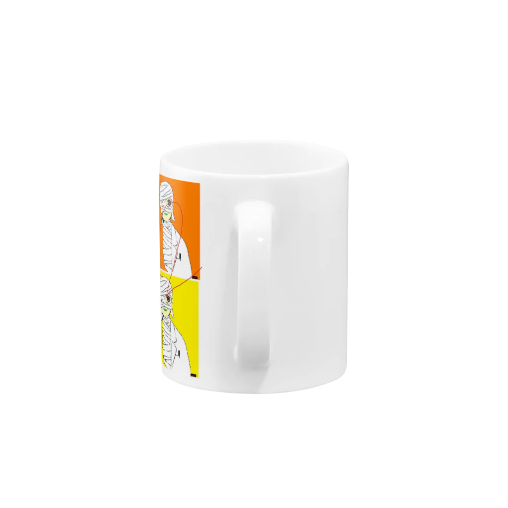 ぎゃらび商会のカラフル Mug :handle