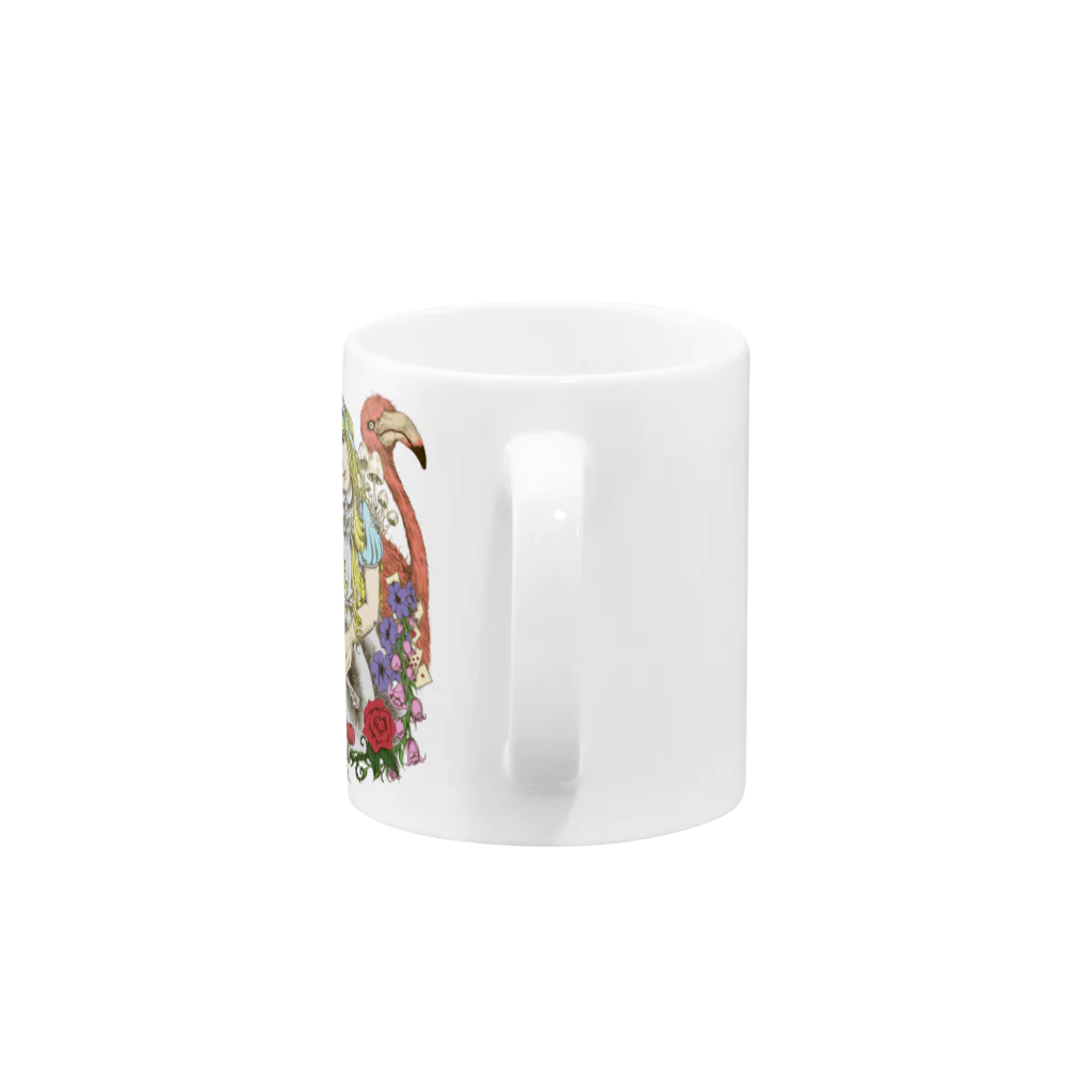 Cɐkeccooの不思議の国のアリス‐手描き風Vrカラー Mug :handle