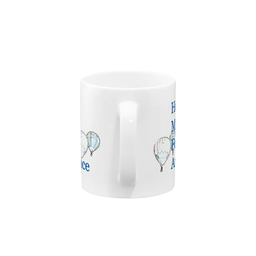 山本♂△のHeal the World (Blue) Mug :handle