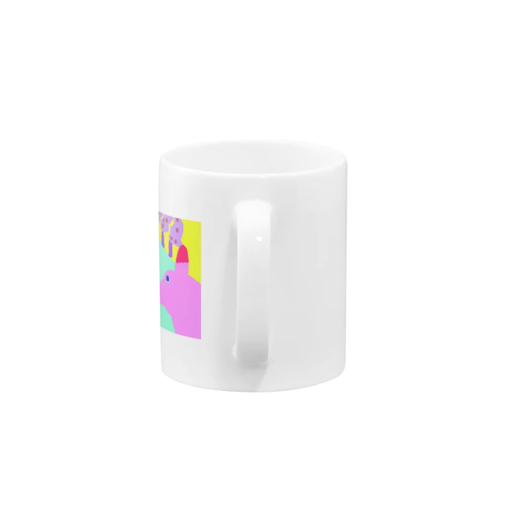 cocoteの旅立ち Mug :handle