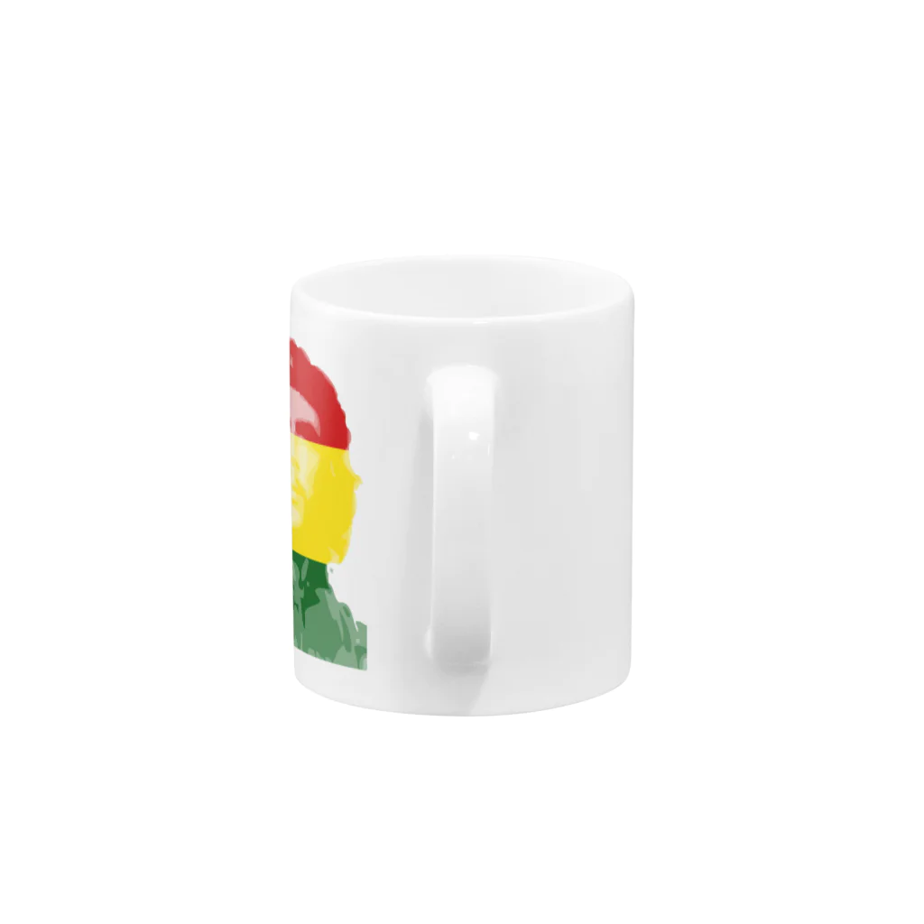 オリジナルグッズ大好きのチェ・ゲバラ Mug :handle