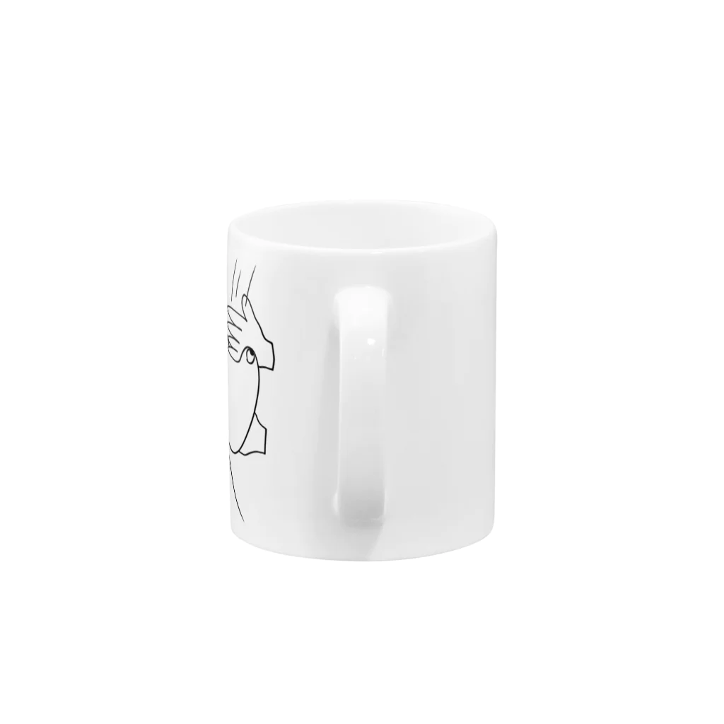 からてチョップシリーズのからてチョップW Mug :handle