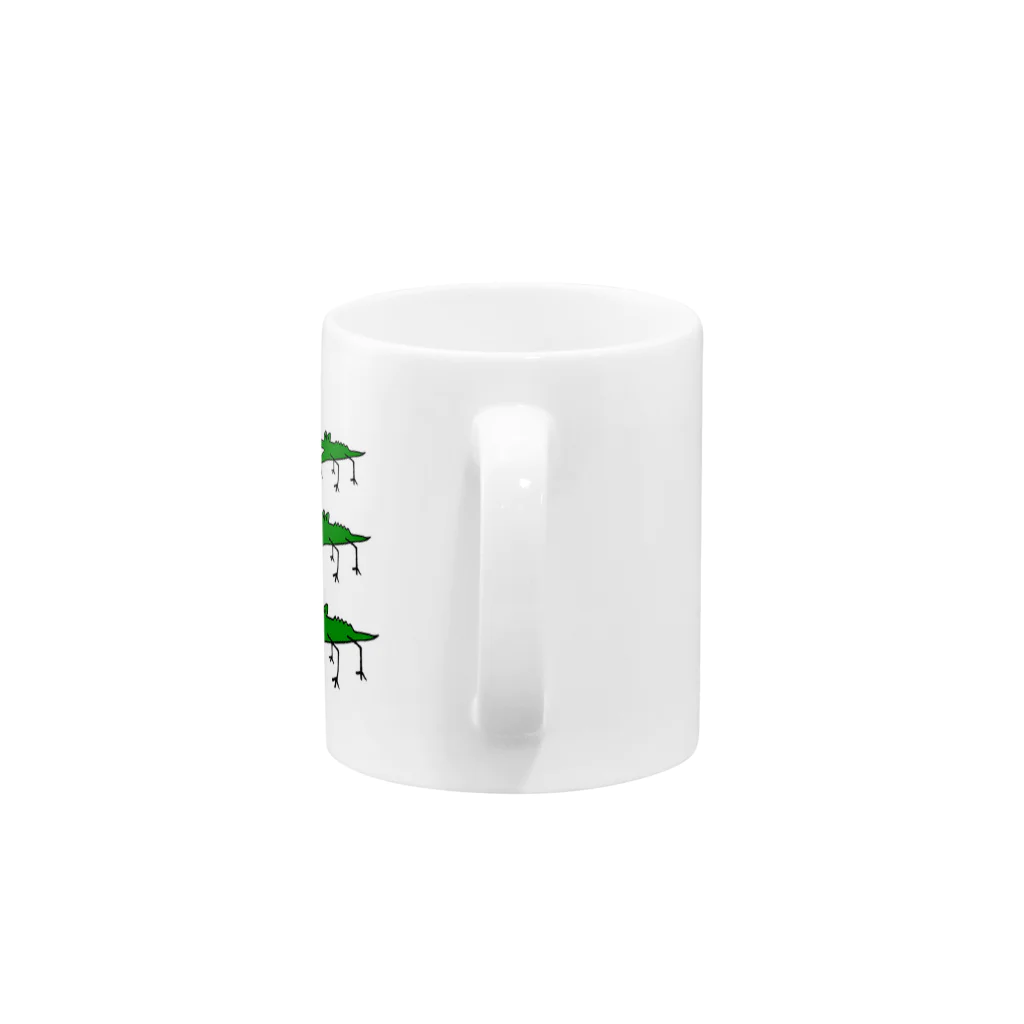 ふぁいのわに3連 Mug :handle