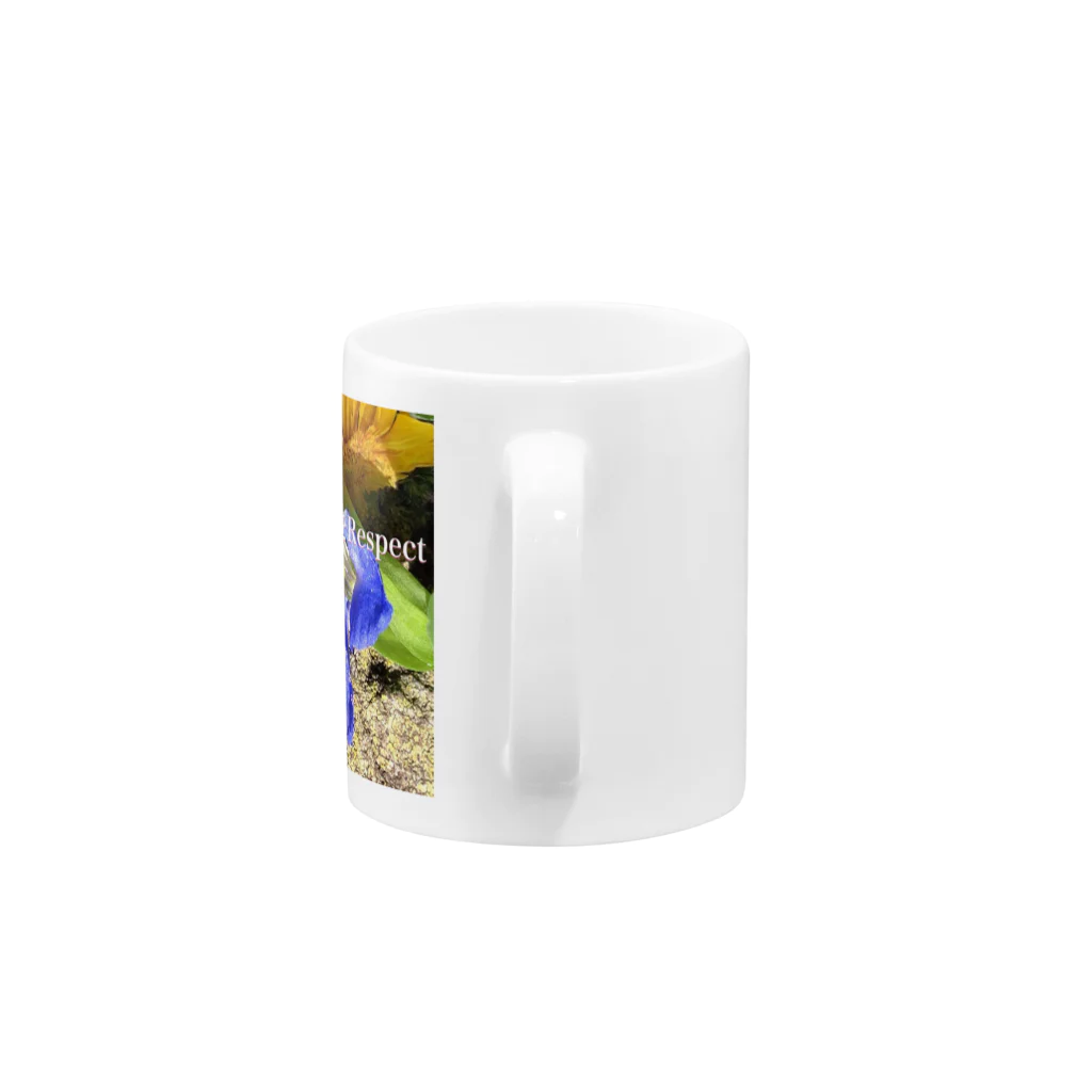 スカッピィ(｡･_･｡)ﾉのあなたをRespect Mug :handle