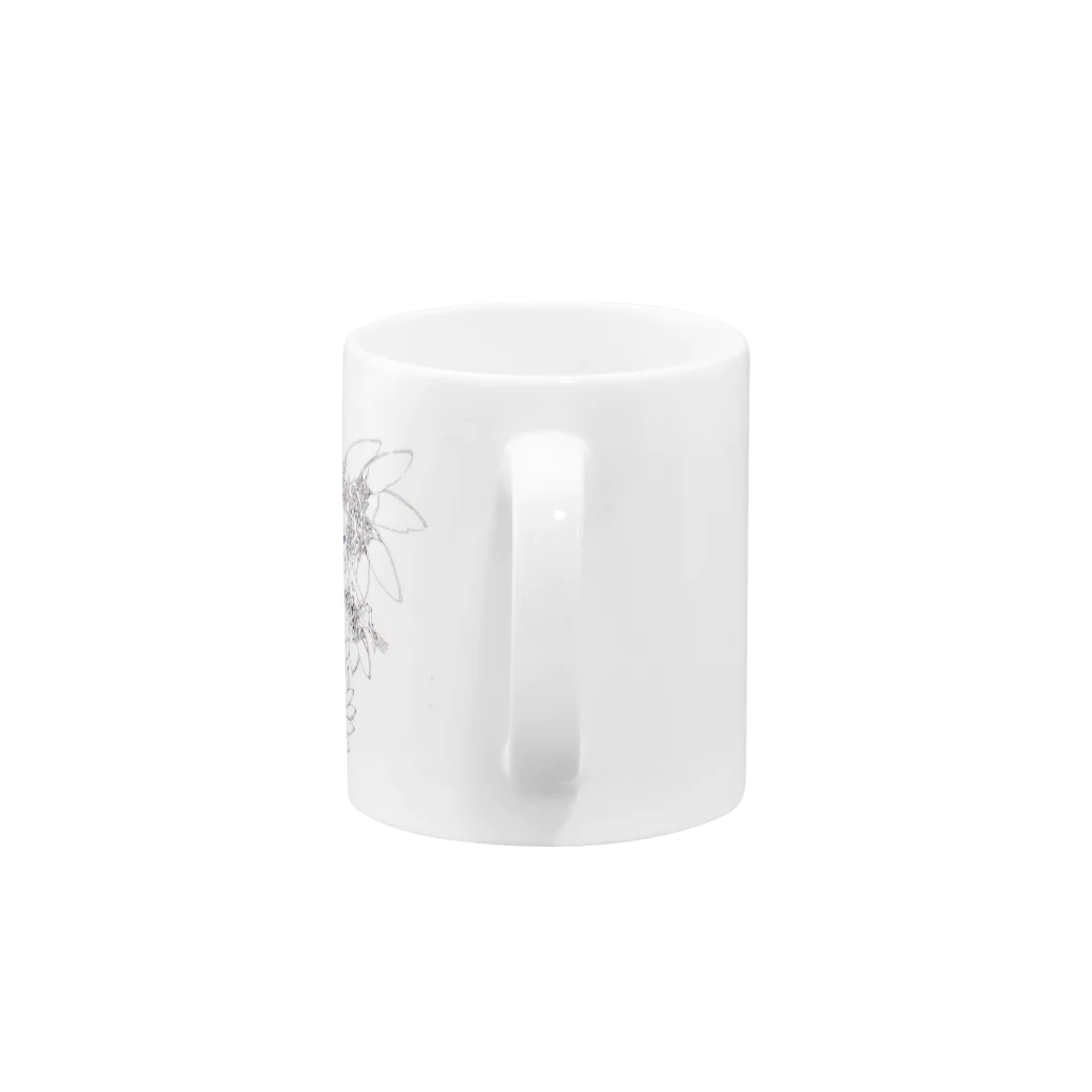 夕凪の羽根とび Mug :handle