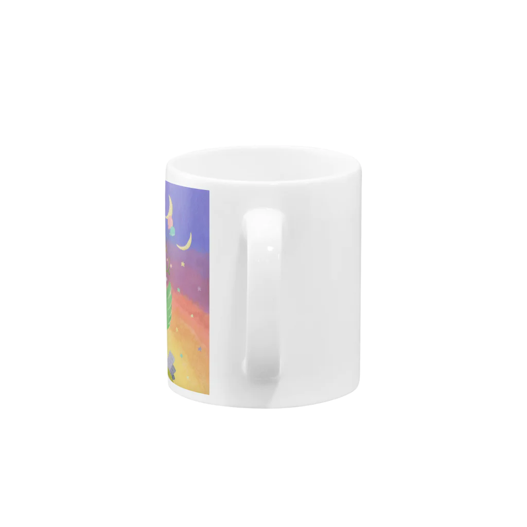 mochiのthe cycle of universe Mug :handle