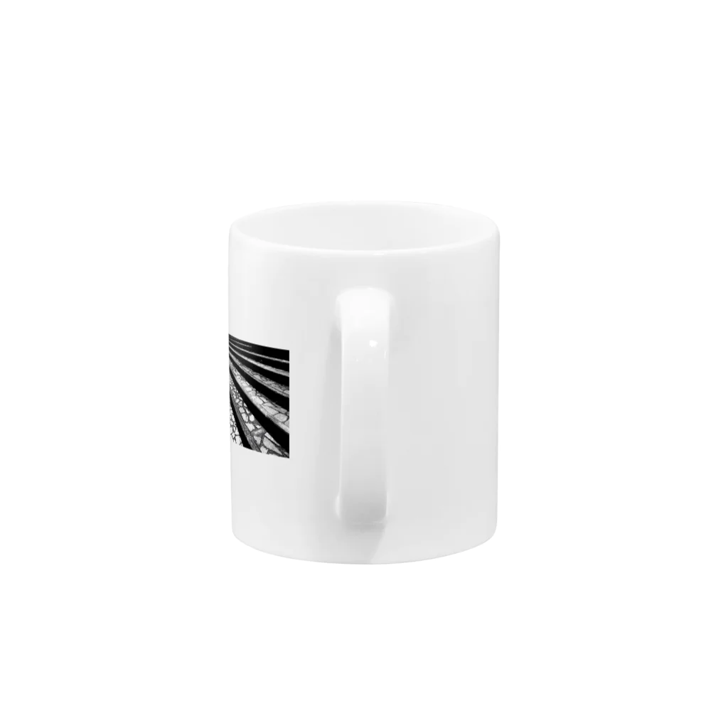 toshy1416のゼブラ Mug :handle