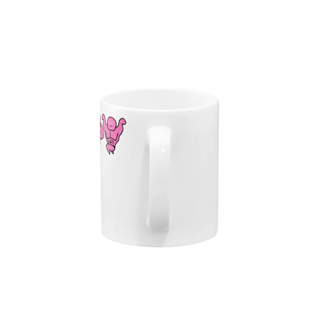 猿侍のマッチョマッ Mug :handle