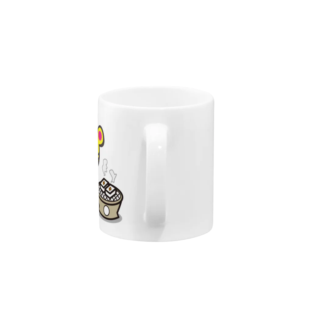 ふくみんのトラ×お餅 Mug :handle