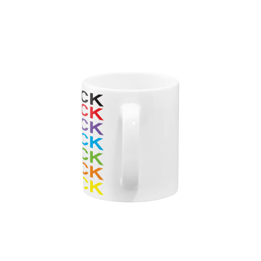 nonnonのカラフルROCK Mug :handle