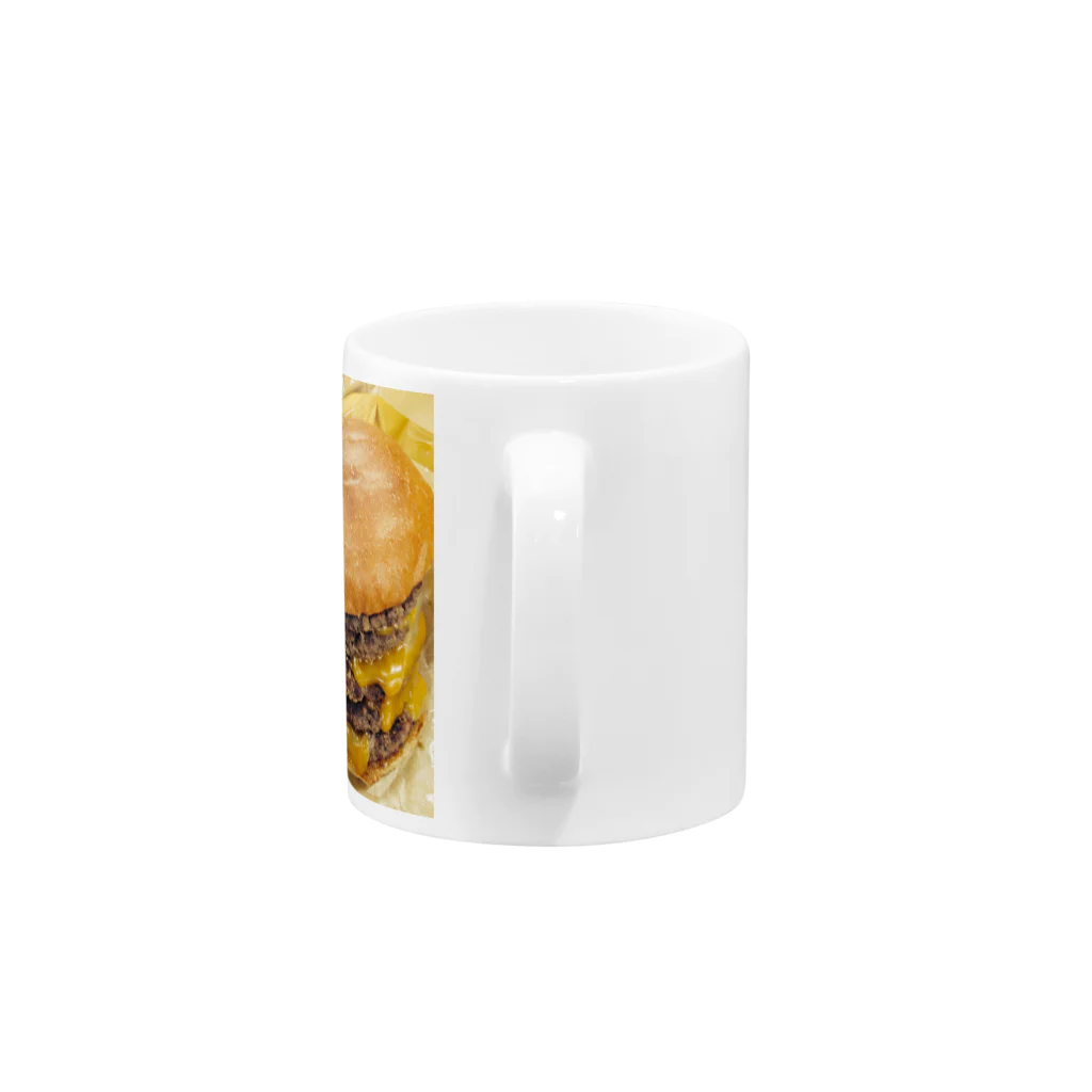 ベナタワーのチーズバーガー Mug :handle