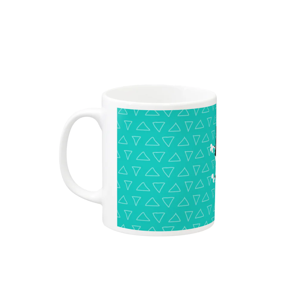 tomotincoのmechaz-urchin Mug :left side of the handle