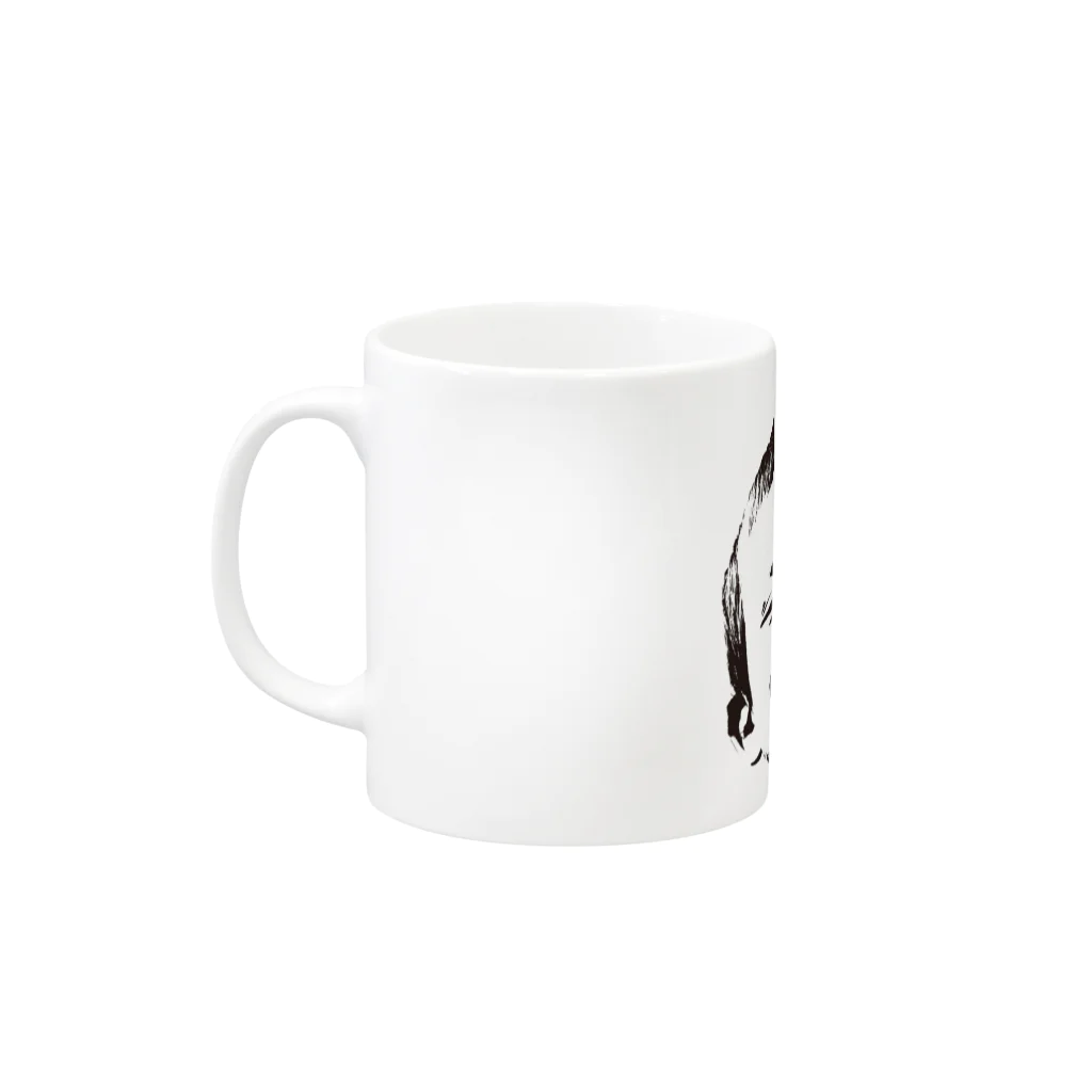 eseeのLooks good Mug :left side of the handle