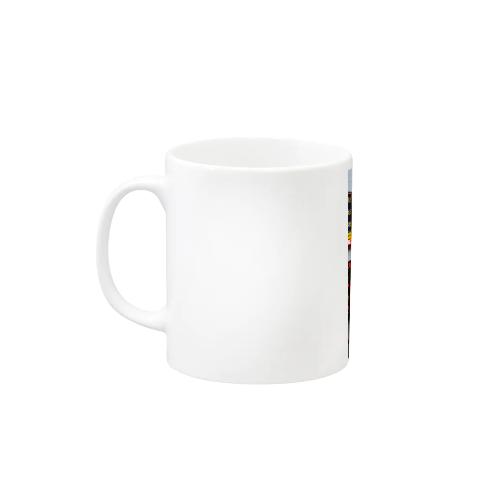 M.MORIのLas Vegas Bus Mug :left side of the handle