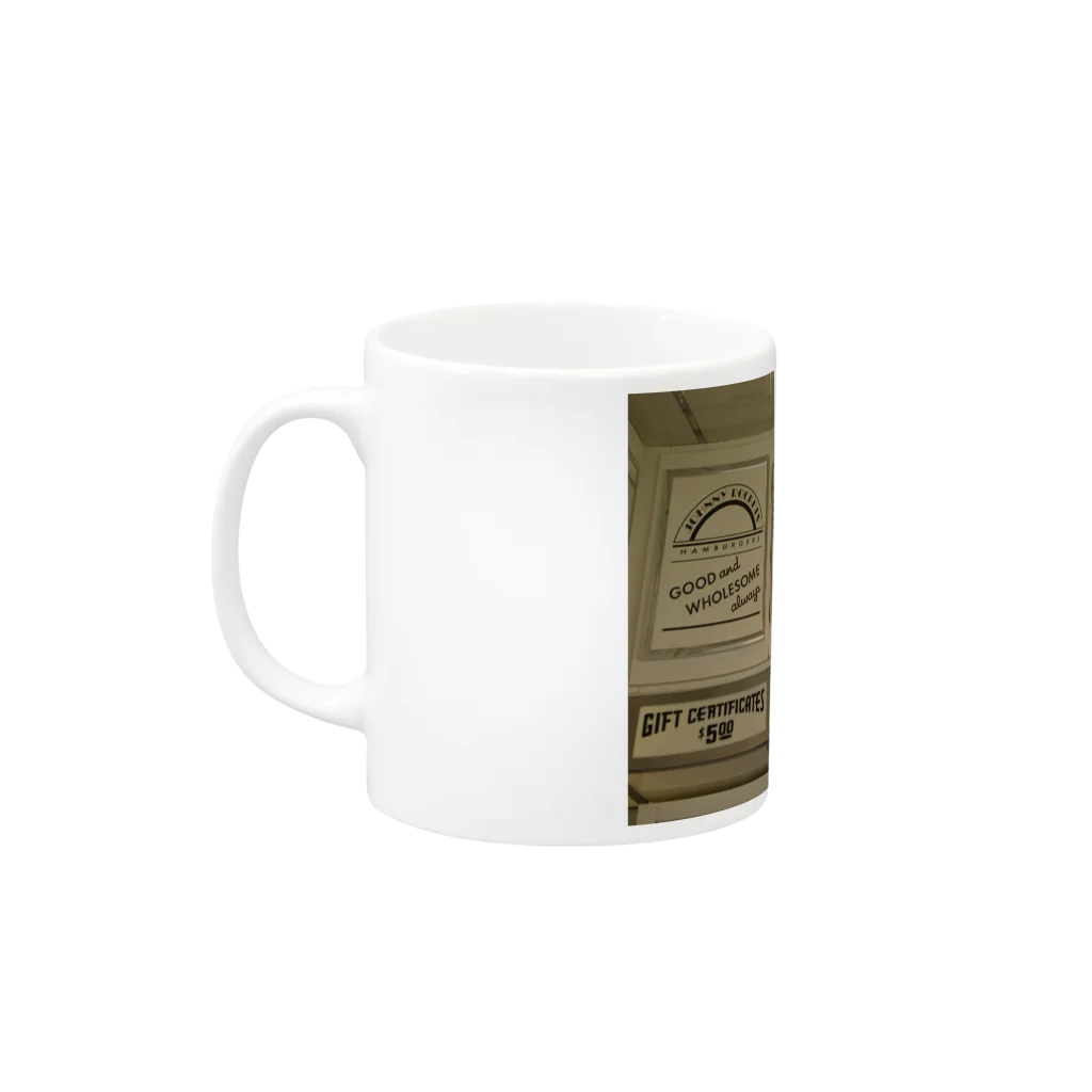 M.MORIのLos Angeles Melrose Mune Mug :left side of the handle