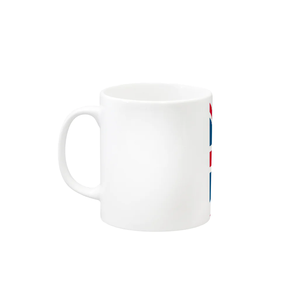 azumaのイギリス国旗 Mug :left side of the handle