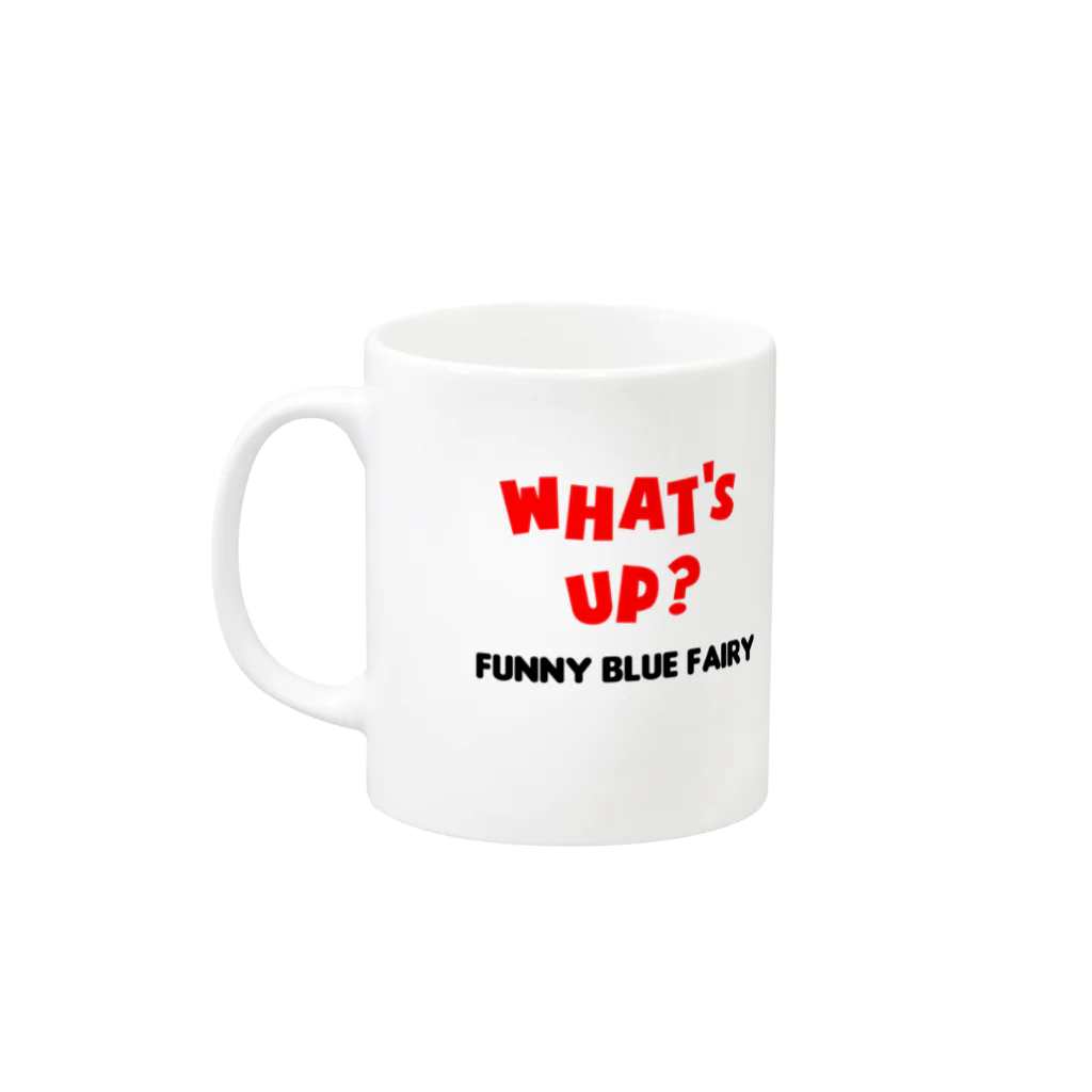 shuHEY!!のWHAT's UP? Mug :left side of the handle