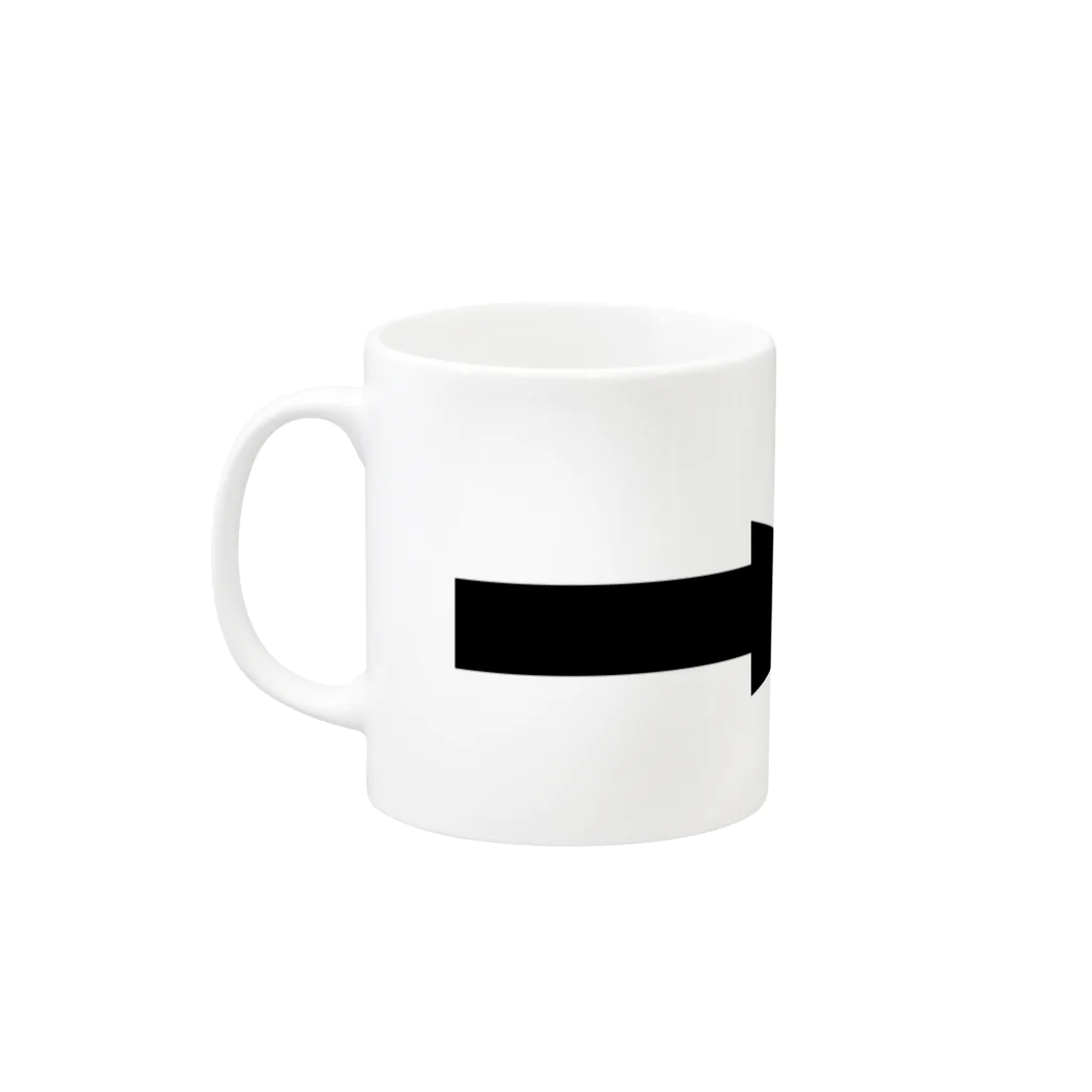 チョモ男の食卓ぐぬねこ Mug :left side of the handle