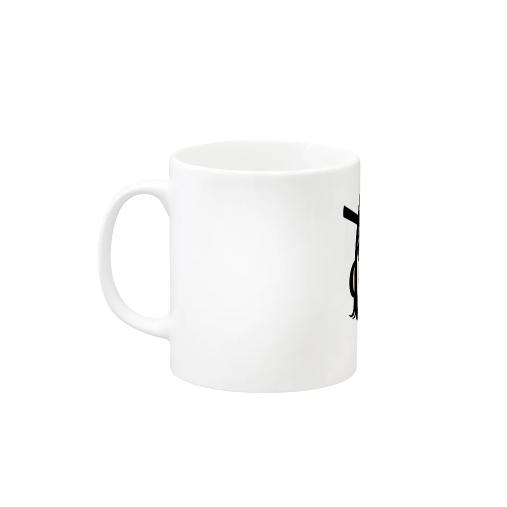 ZIPPLEのあいぼう Mug :left side of the handle