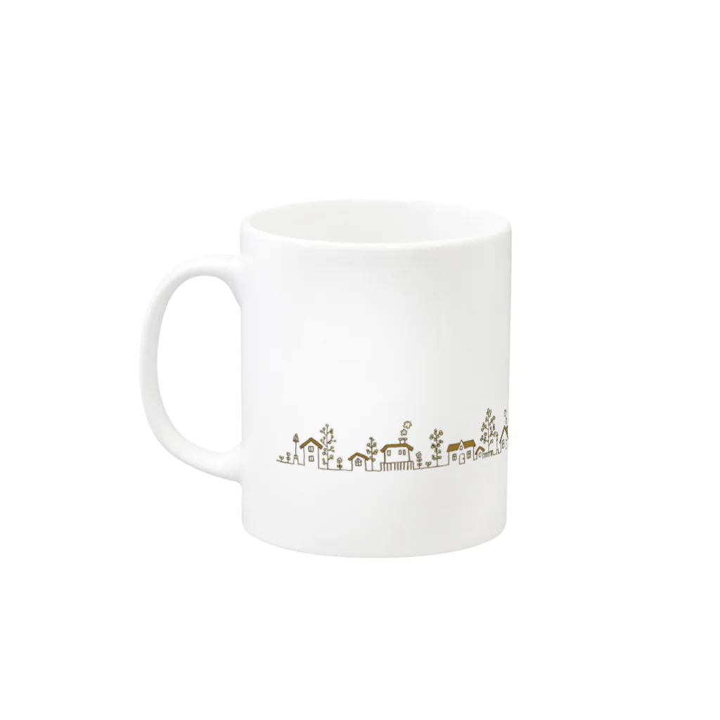 リトリッカのLitt lykke. おうち柄 Mug :left side of the handle