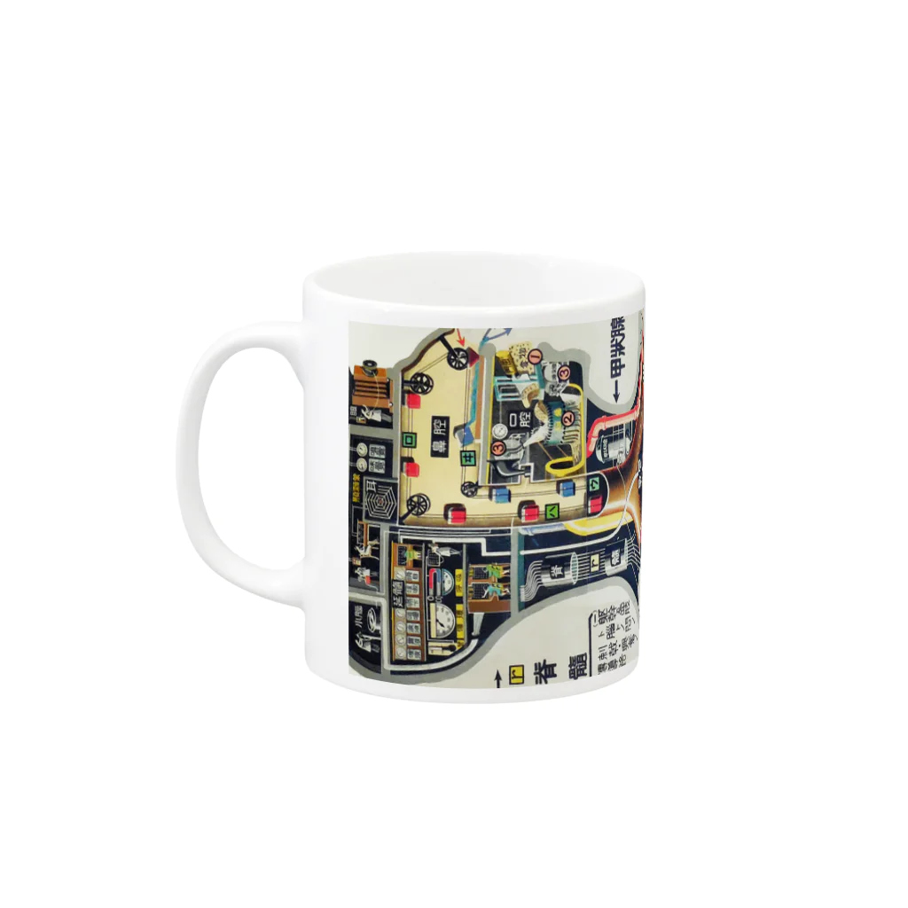 namasteの人間機械論 Mug :left side of the handle