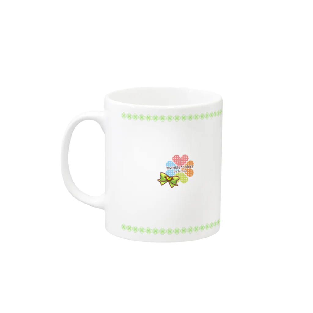 hirokaのPeridot Aug. Mug :left side of the handle