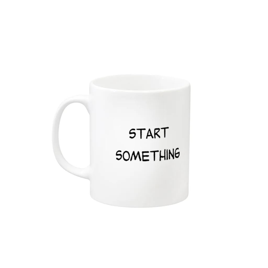 shuHEY!!のSTART SOMETHING! Mug :left side of the handle