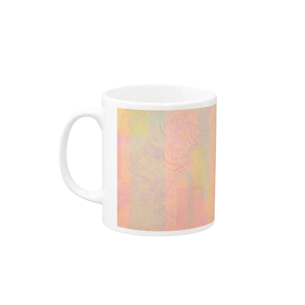 N.S. urelaの花・ピンク Mug :left side of the handle