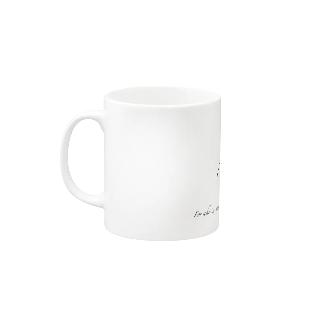 IshidallのM・M with Message Mug :left side of the handle