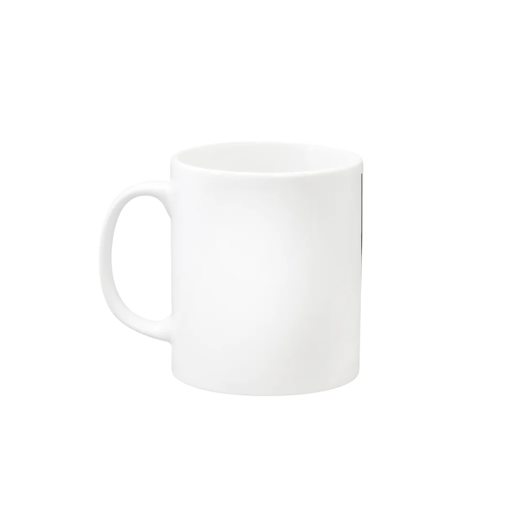 cafecattailの茶トラのとらじろう Mug :left side of the handle