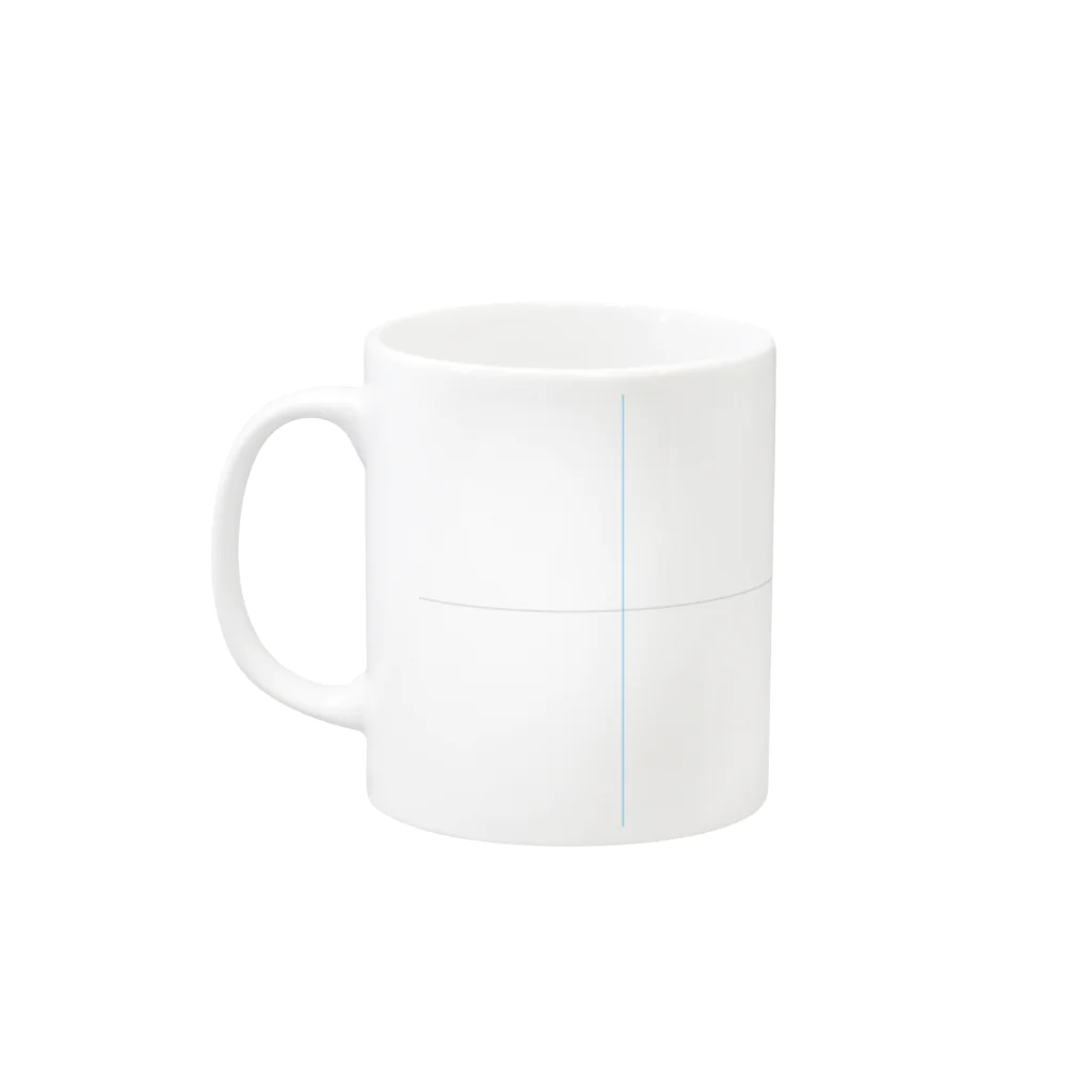 あらみそのほじょせん Mug :left side of the handle